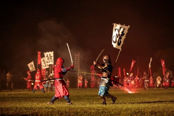 謙信公祭 「川中島合戦の再現